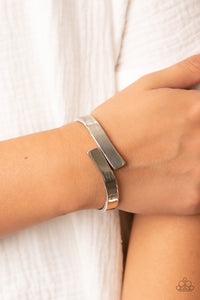 Dare to Flare - Silver Bracelet - Paparazzi Jewelry