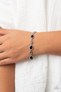 Timelessly Teary - Black Bracelet - Paparazzi Jewelry
