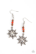 Load image into Gallery viewer, paparazzi-accessories-sunshiny-days-orange-earrings
