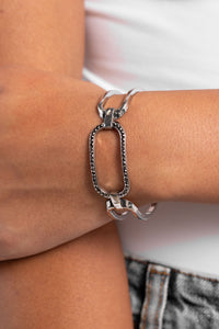 Civic Chic - Silver Bracelet - Paparazzi Jewelry