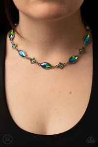 Prismatic Reinforcements - Green Necklace - Paparazzi Jewelry