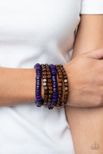 Load image into Gallery viewer, Fiji Fiesta - Purple Bracelet - Paparazzi Jewelry
