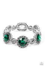 Load image into Gallery viewer, paparazzi-accessories-palace-property-green-bracelet
