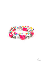 Load image into Gallery viewer, paparazzi-accessories-confidently-crafty-pink-bracelet
