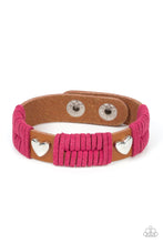 Load image into Gallery viewer, paparazzi-accessories-lusting-for-wanderlust-pink-bracelet
