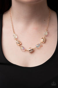 Inspirational Iridescence - Rose Gold Necklace - Paparazzi Jewelry