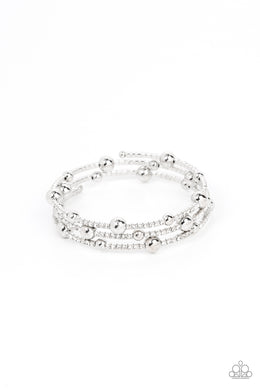 paparazzi-accessories-spontaneous-shimmer-white-bracelet