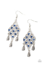 Load image into Gallery viewer, paparazzi-accessories-sentimental-shimmer-blue-earrings
