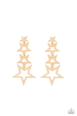 paparazzi-accessories-superstar-crescendo-gold-post earrings
