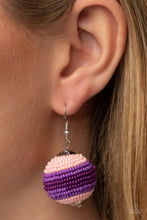 Load image into Gallery viewer, Zest Fest - Purple Earrings - Paparazzi Jewelry
