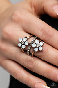 Precious Petals - Copper Ring - Paparazzi Jewelry