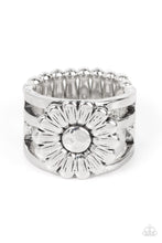 Load image into Gallery viewer, paparazzi-accessories-roadside-daisies-silver-ring

