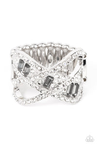 paparazzi-accessories-triple-threat-twinkle-silver-ring