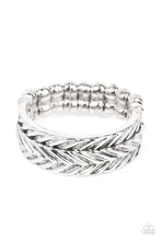 Load image into Gallery viewer, paparazzi-accessories-rebellious-ridges-silver-ring
