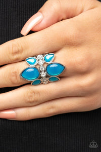 TRIO Tinto - Blue Ring - Paparazzi Jewelry