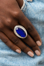 Load image into Gallery viewer, Believe in Bling - Blue Ring - Paparazzi Jewelry
