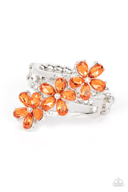 paparazzi-accessories-posh-petals-orange-ring