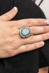 Beach Bijou - Blue Ring - Paparazzi Jewelry