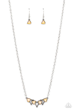 paparazzi-accessories-pyramid-prowl-yellow-necklace