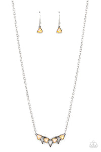 paparazzi-accessories-pyramid-prowl-yellow-necklace