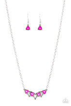 Load image into Gallery viewer, paparazzi-accessories-pyramid-prowl-pink-necklace
