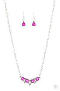 paparazzi-accessories-pyramid-prowl-pink-necklace