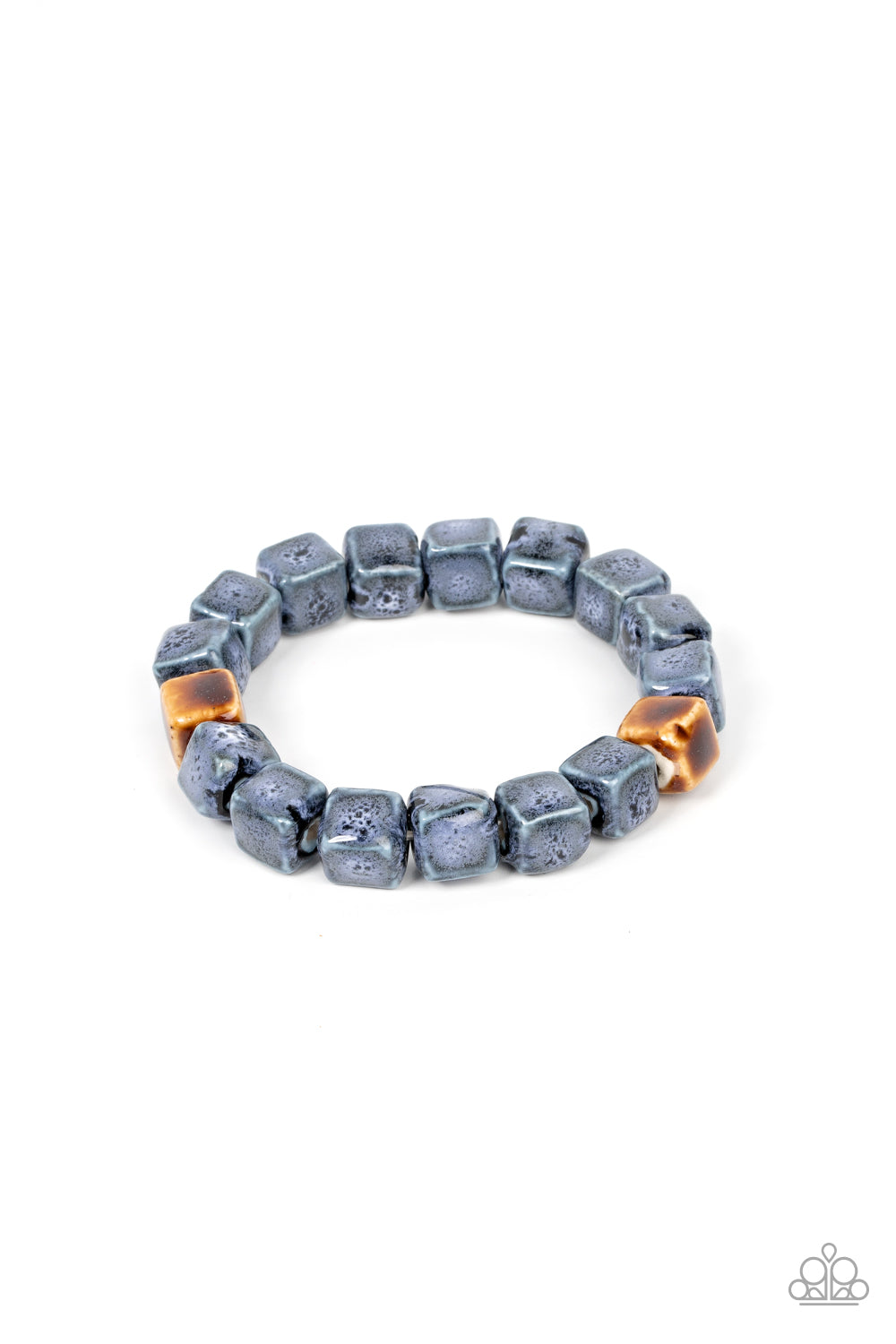 paparazzi-accessories-glaze-craze-blue-bracelet
