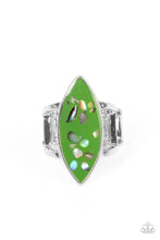 Load image into Gallery viewer, paparazzi-accessories-oceanic-odyssey-green-ring
