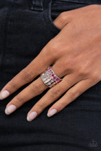 Load image into Gallery viewer, Sizzling Sultry - Pink Ring - Paparazzi Jewelry
