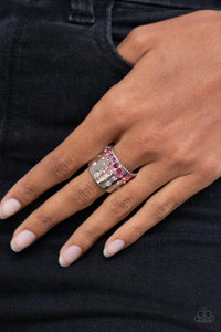 Sizzling Sultry - Pink Ring - Paparazzi Jewelry