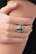 Load image into Gallery viewer, Sizzling Sultry - Green Ring - Paparazzi Jewelry
