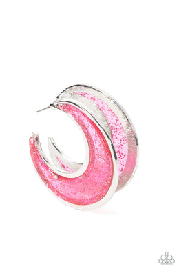 paparazzi-accessories-charismatically-curvy-pink-earrings