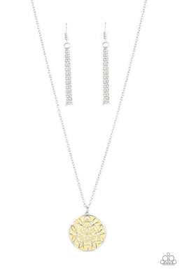 paparazzi-accessories-colorfully-cottagecore-yellow-necklace