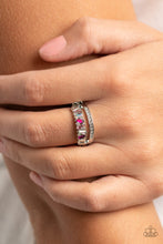 Load image into Gallery viewer, Fractal Fascination - Pink Ring - Paparazzi Jewelry
