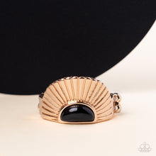 Load image into Gallery viewer, Fabulously FAN-tabulous - Gold Ring - Paparazzi Jewelry
