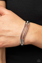 Load image into Gallery viewer, Gen Z Glamour - Red Bracelet - Paparazzi Jewelry
