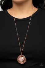 Load image into Gallery viewer, Boom and COMBUST - Copper Necklace - Paparazzi Jewelry
