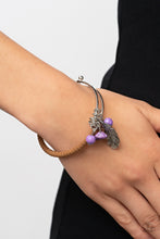 Load image into Gallery viewer, Running a-FOWL - Purple Bracelet - Paparazzi Jewelry
