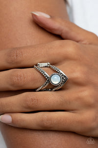 Axial Angle - White Ring - Paparazzi Jewelry