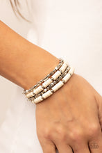 Load image into Gallery viewer, Anasazi Apothecary - White Bracelet - Paparazzi Jewelry
