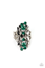 Load image into Gallery viewer, paparazzi-accessories-smoky-smolder-green-ring

