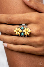 Load image into Gallery viewer, Fredonia Florist - Yellow Ring - Paparazzi Jewelry
