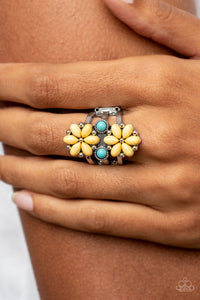 Fredonia Florist - Yellow Ring - Paparazzi Jewelry