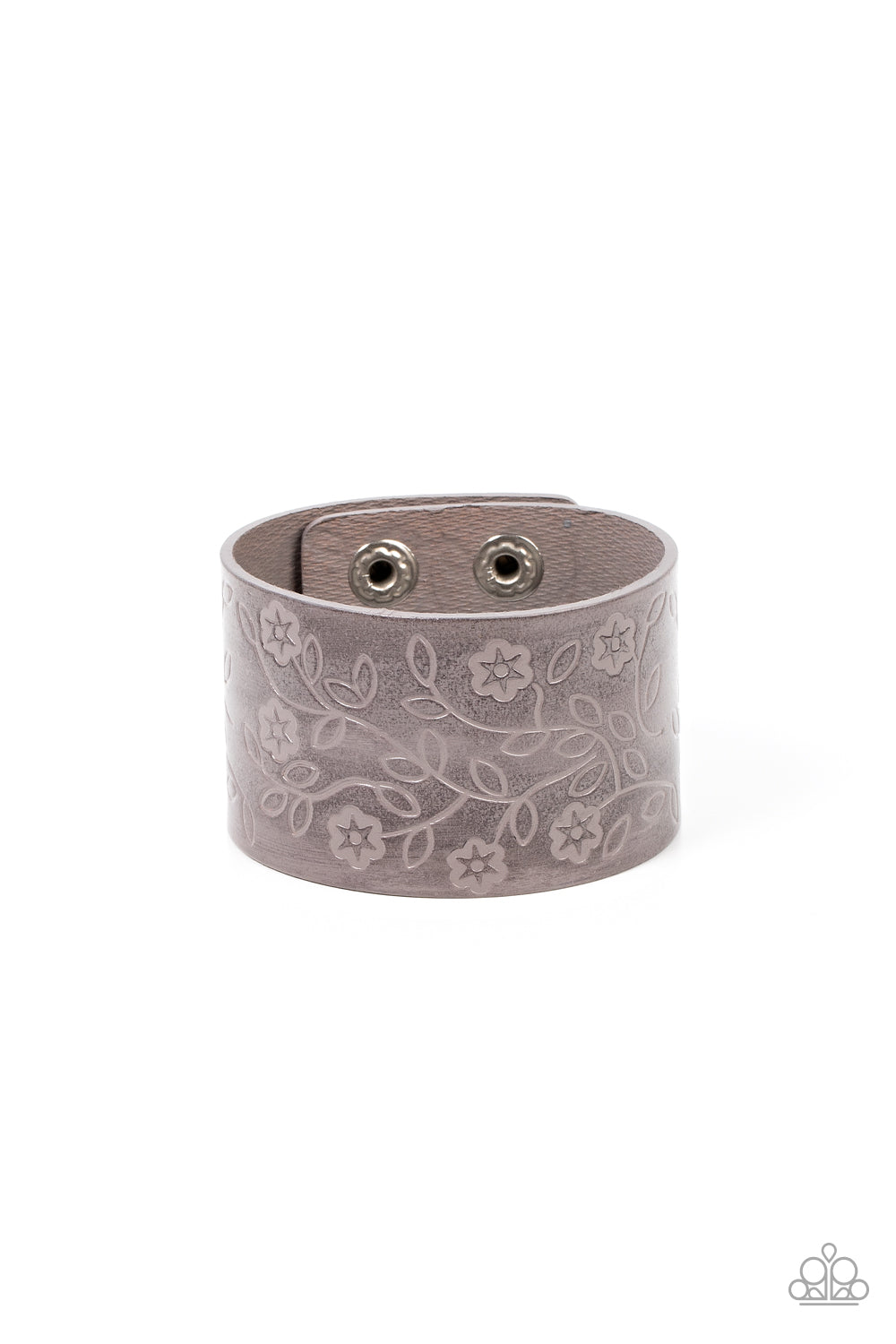 paparazzi-accessories-rosy-wrap-up-silver-bracelet