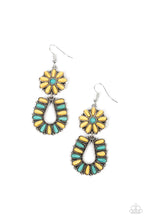 Load image into Gallery viewer, paparazzi-accessories-badlands-eden-yellow-earrings
