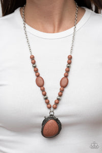 Southwest Paradise - Brown Necklace - Paparazzi Jewelry