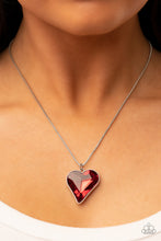 Load image into Gallery viewer, Lockdown My Heart - Red Necklace - Paparazzi Jewelry
