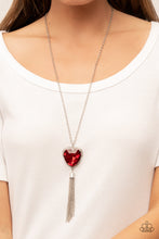 Load image into Gallery viewer, Finding My Forever - Red Necklace - Paparazzi Jewelry
