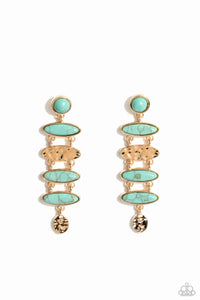 paparazzi-accessories-rustic-reverie-blue-post earrings