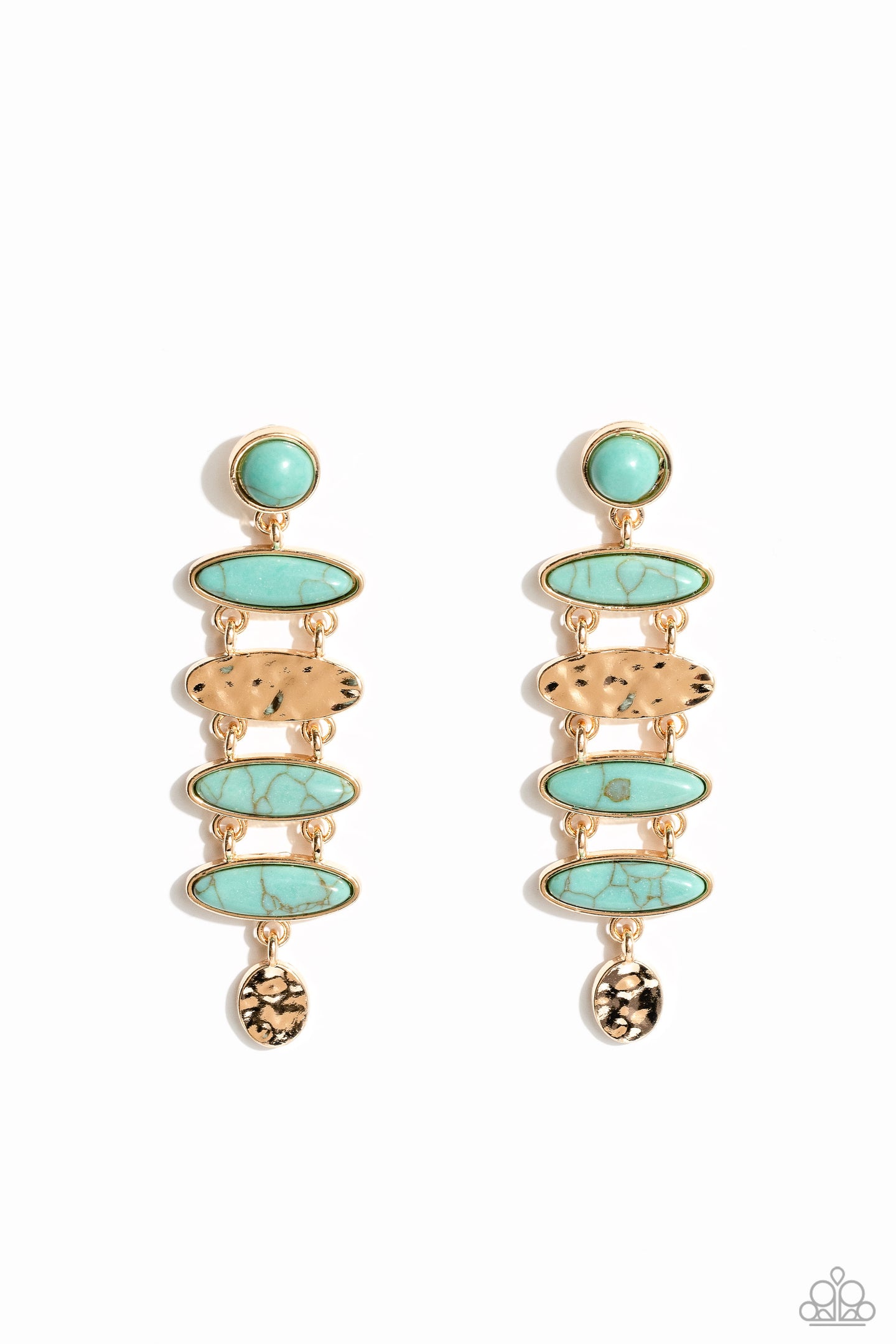 paparazzi-accessories-rustic-reverie-blue-post earrings